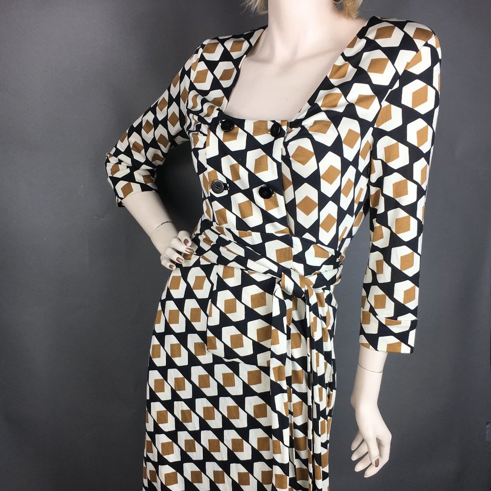Diane Von Furstenburg NWT Silk Jersey Wrap Dress 10